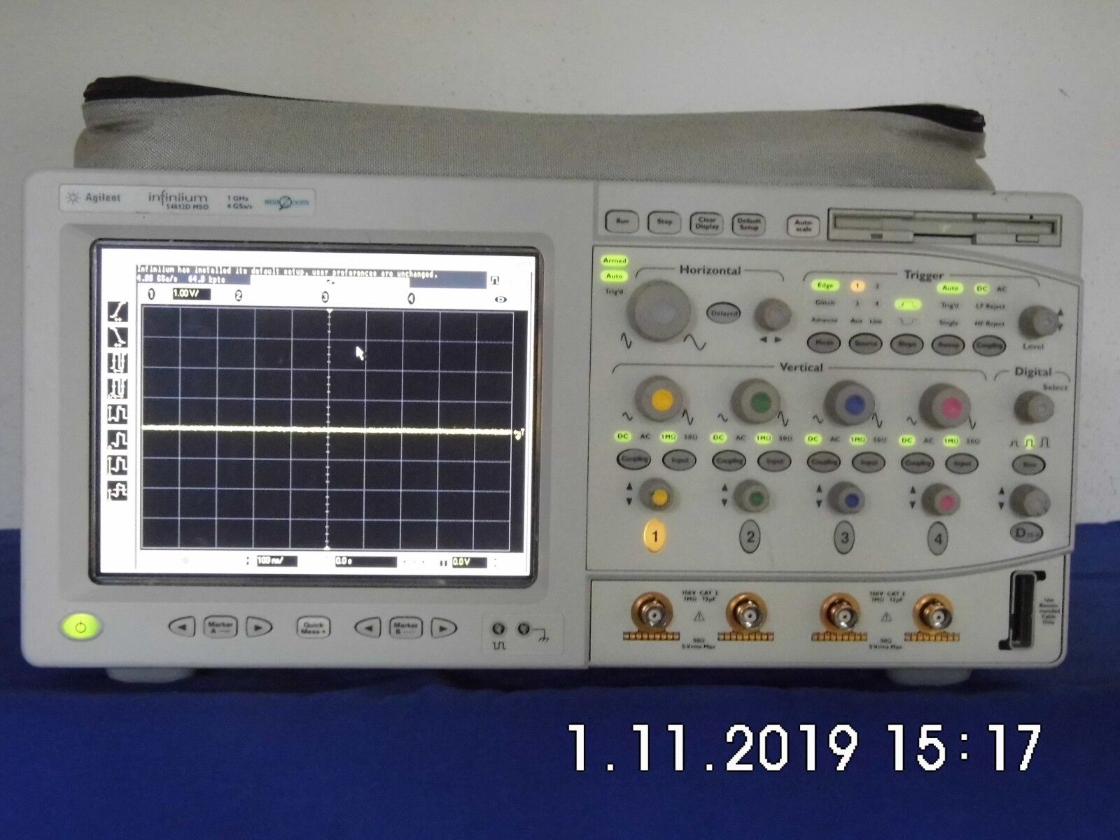 Agilent/HP 54832D MSO 1GHz,4GS/s,4CH + 16CH w/opt 080 & accessories Agilent/HP 54832D MSO 1GHz,4GS/s,4CH + 16CH w/opt 080 & accessories